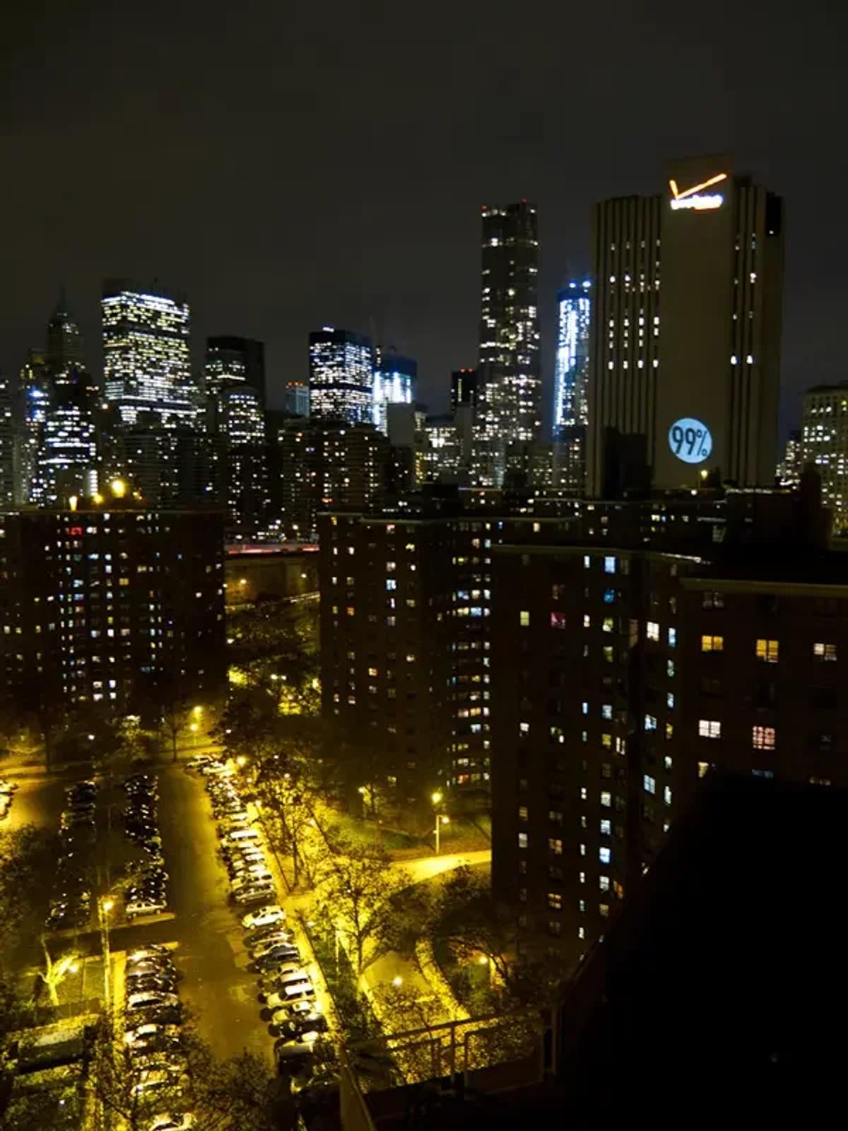 The Occupy movement's digital interventions, such as this covert