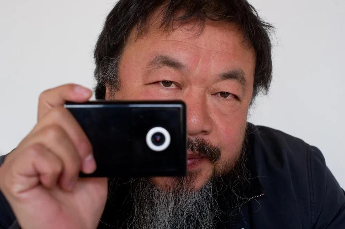  Conceptual artist Ai Weiwei, known for his 