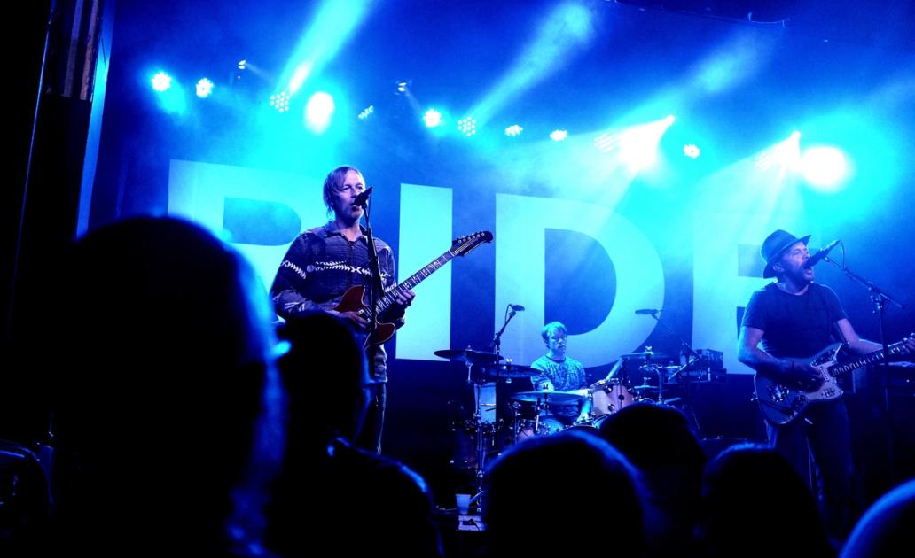 The band Ride performing live at Saint Andrews Hall, Detroit, 2015