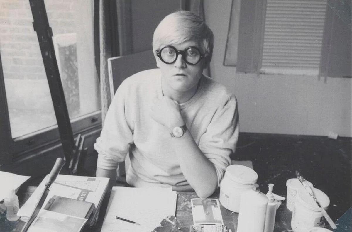 David Hockney, whose first public memorial will be held in London in spring 2027. Photo via David Hockney Inc.