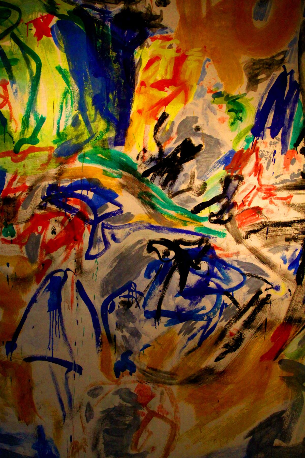 An Asger Jorn painting on display at Arken Museum for Modern Art in Ishoej Denmark