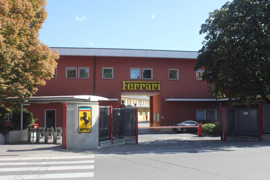 The Ferrari factory at Maranello, Modena, the marque's historic home of combustion engineering