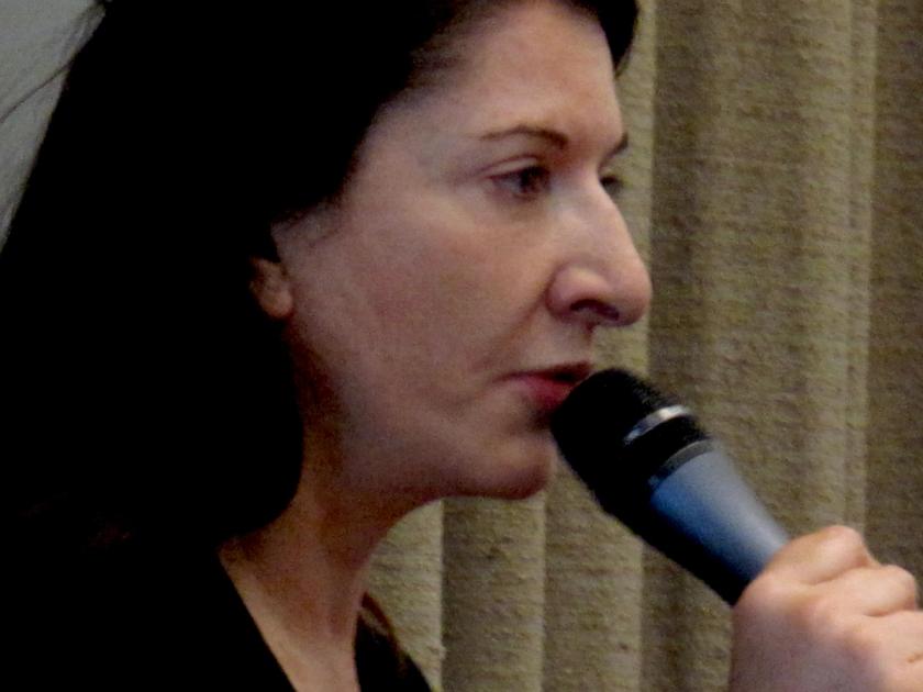 Marina Abramović at the Manchester International Festival 2009, the performance artist whose name and five-decade practice anchor the Balloon Museum's inaugural New York show.