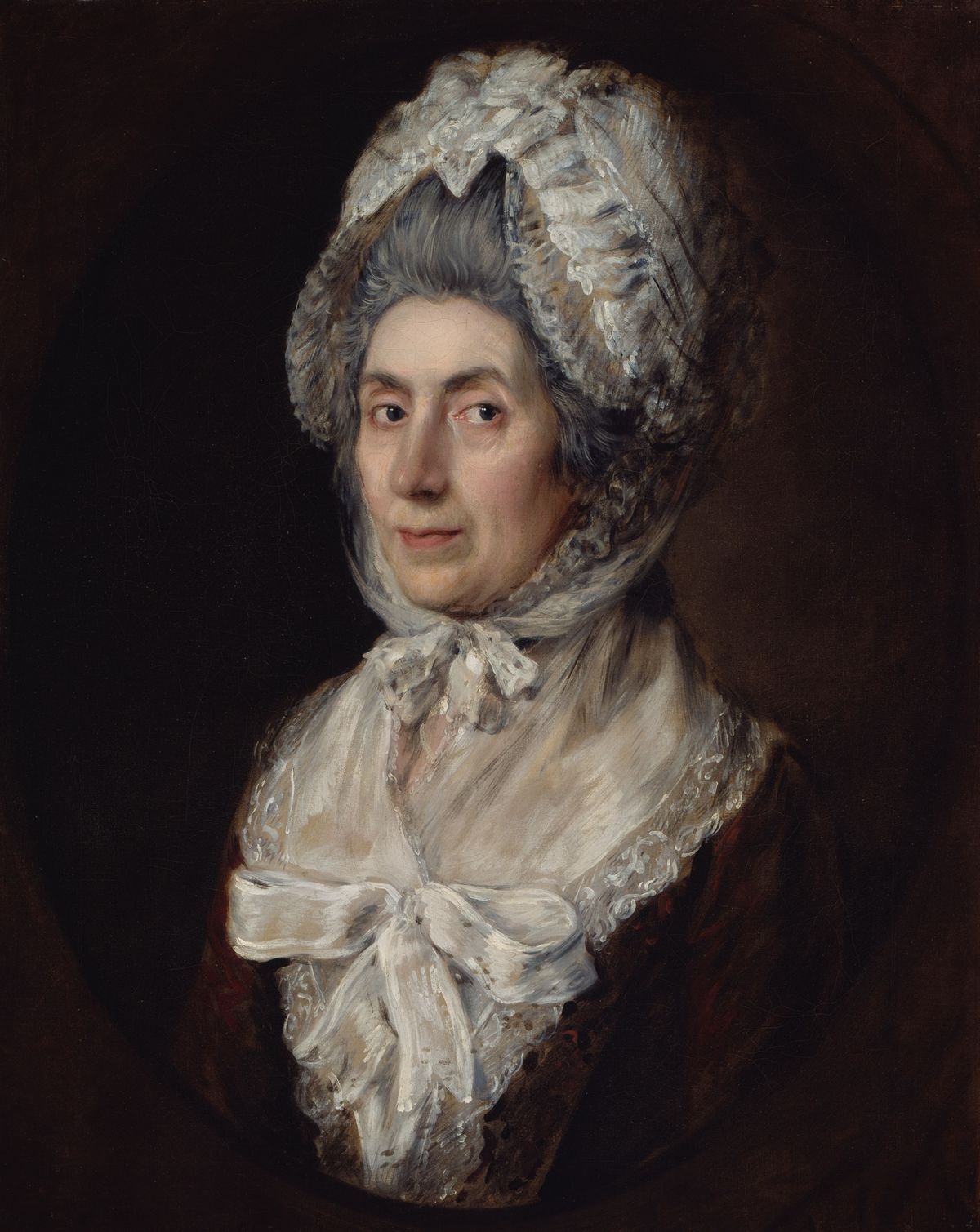 Thomas Gainsborough, portrait of Sarah Dupont, c. 1777-79, oil on canvas, three-quarter length in the British grand manner tradition, Art Institute of Chicago