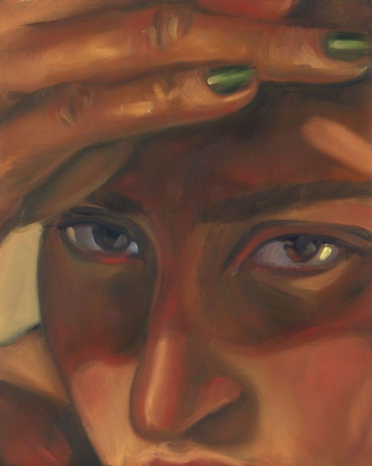 The flippable young painting, post-correction: volume gone, belief on trial. Photo via Artnet Auctions.