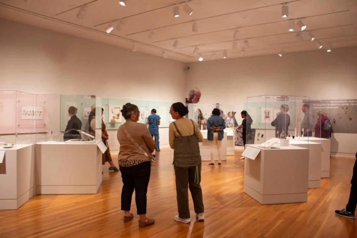  Gallery view of  Objects of Affection: Jewelry by Robert Ebendorf , an exhibition exploring intimacy, memory, and material transformation through contemporary jewelry practice. 