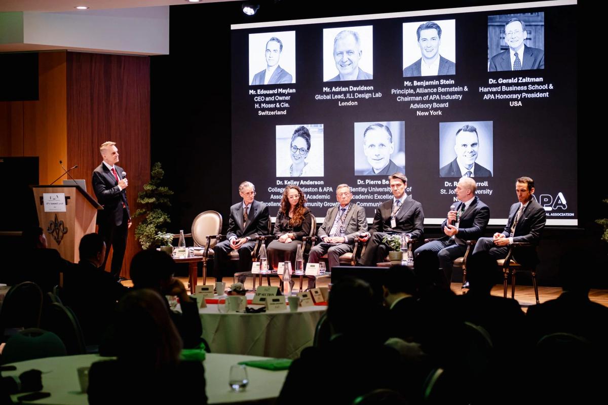  Photo of the APA Summit Paris 2026 Panel. Photo credit to the American Phygital Association 