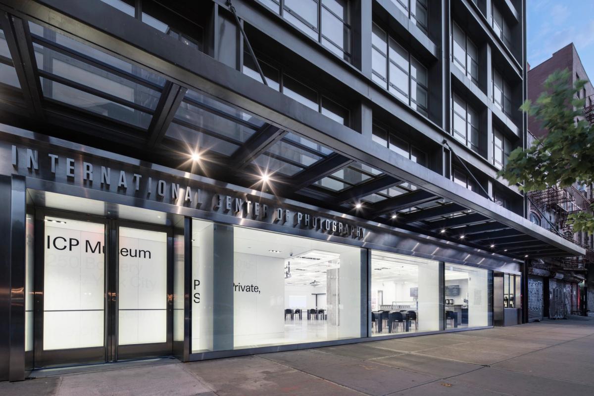 The historical precedent: 250 Bowery during its 2016 to 2019 tenancy as the International Center of Photography's museum, before ICP decamped to Essex Crossing. Photo via SOM.