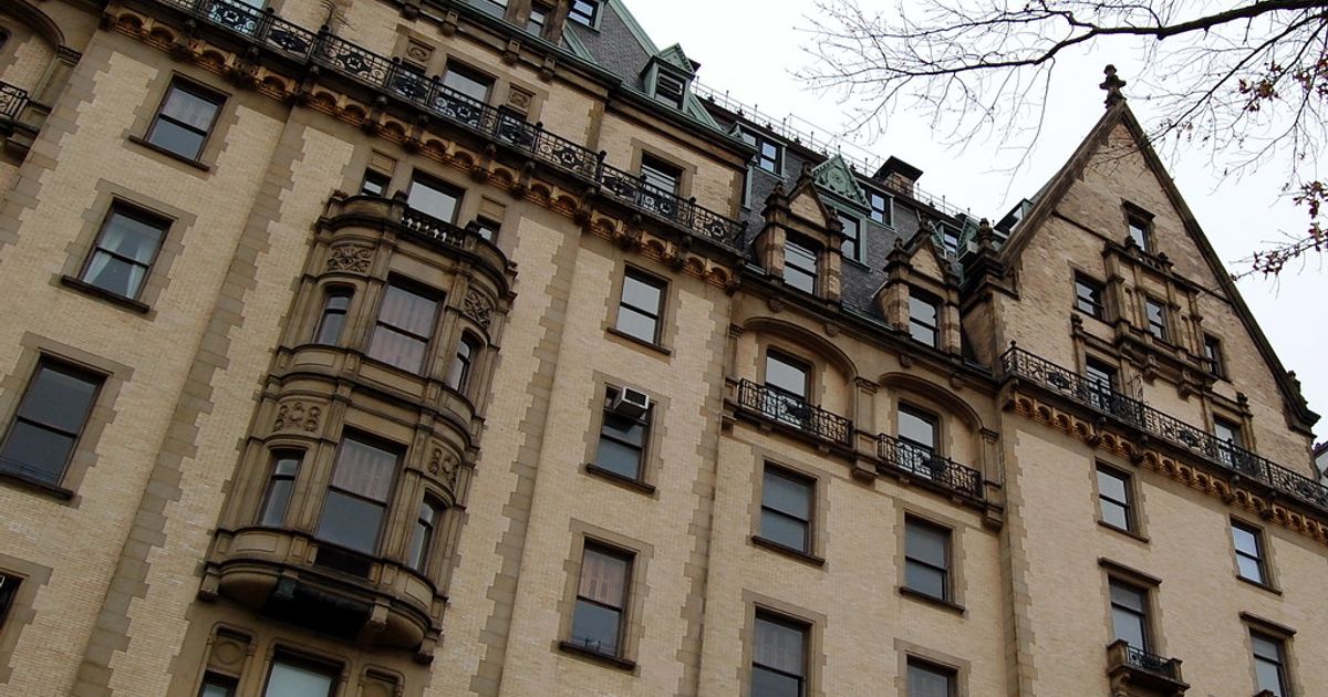 The Dakota apartment building at 72nd Street and Central Park West, New York City