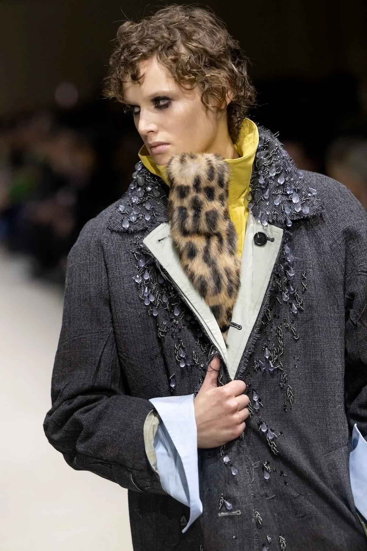 A runway look from the Prada Fall/Winter 2026