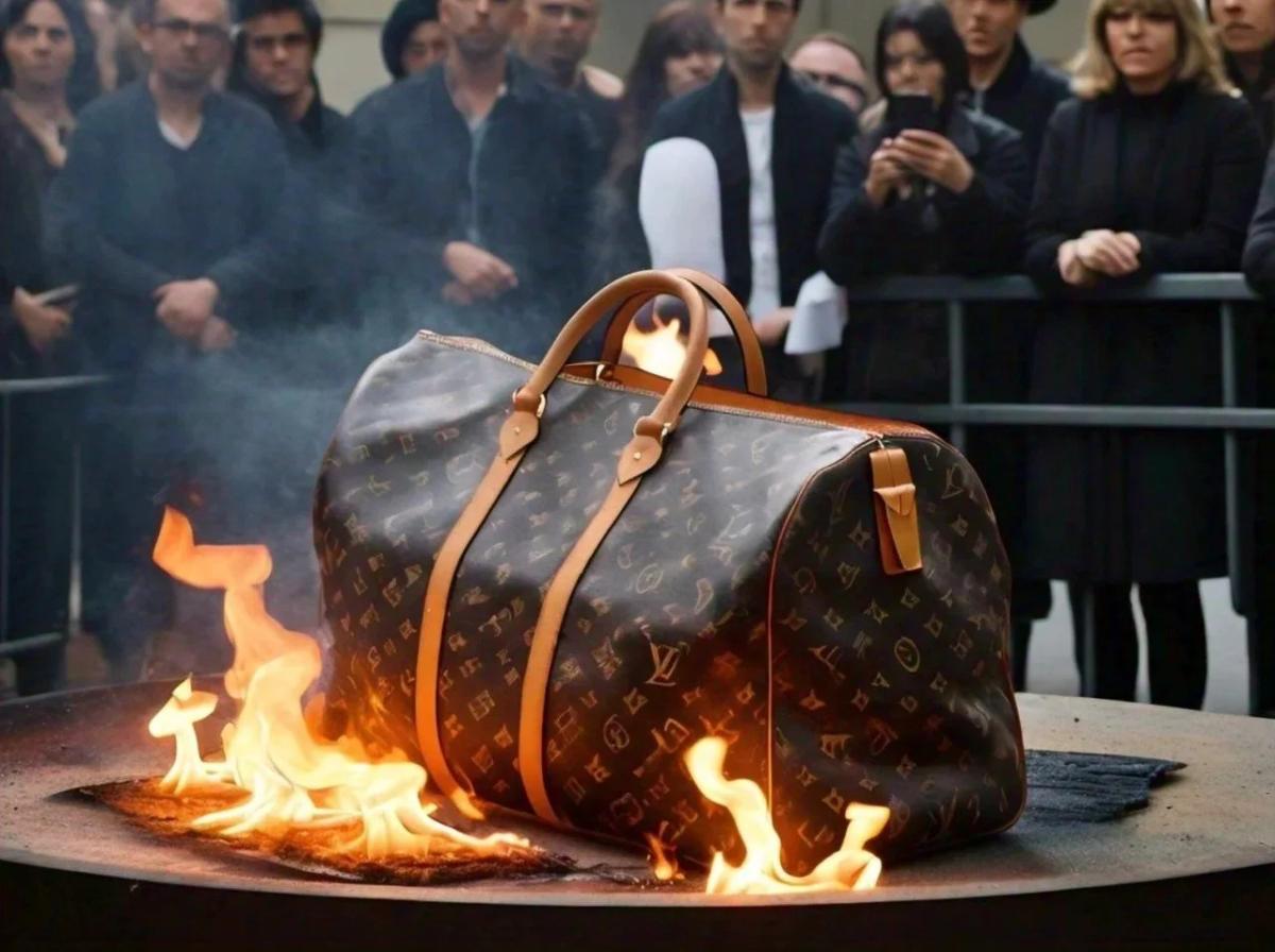 The end-of-season burn practiced by conglomerates like Louis Vuitton is the ultimate evidence of ontological precarity; here, the artifact is treated as a liability to be liquidated rather than a vessel of memory to be stewarded.