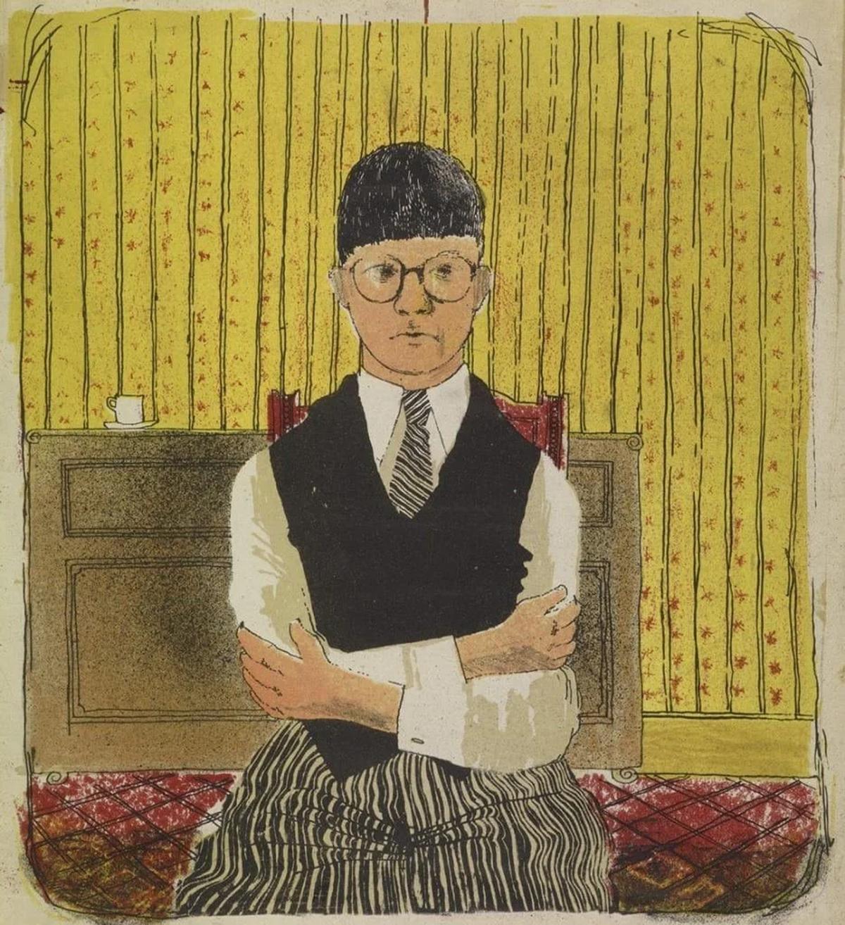 The pantheon placement begins: Hockney enters the sealed-supply market printmaker-first. Photo via Artnet Auctions.