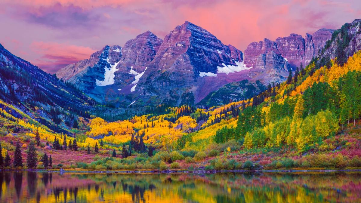 Maroon Bells in Aspen Colorado