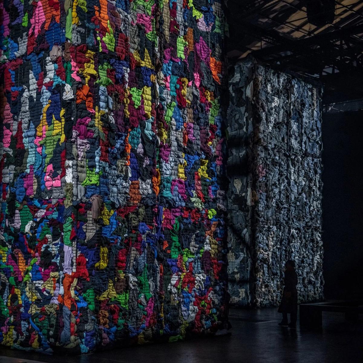  The industrial scale of upcycling as activism. For her Fall 2023 show, 