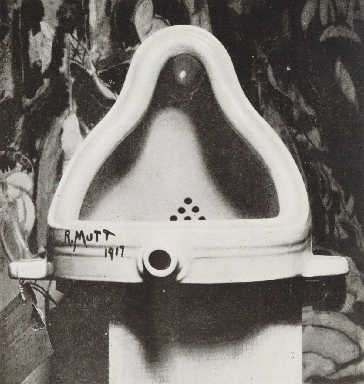 Marcel Duchamp’s Fountain, 1917, the porcelain readymade photographed by Alfred Stieglitz that redefined artistic value