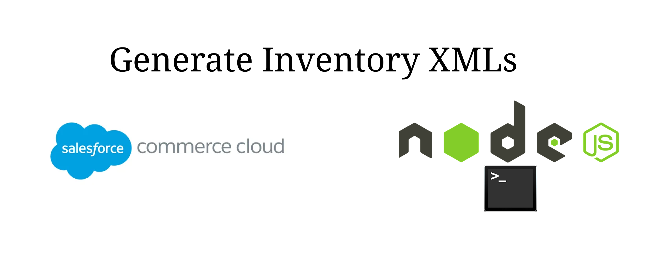 Quickly Generate Inventory Files in Salesforce Commerce Cloud using Nodejs