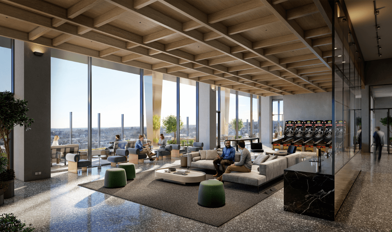 Amenity space with activities