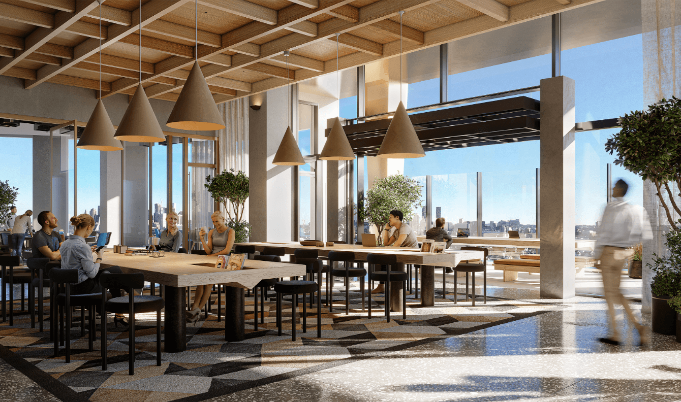 Areas to gather and collaborate