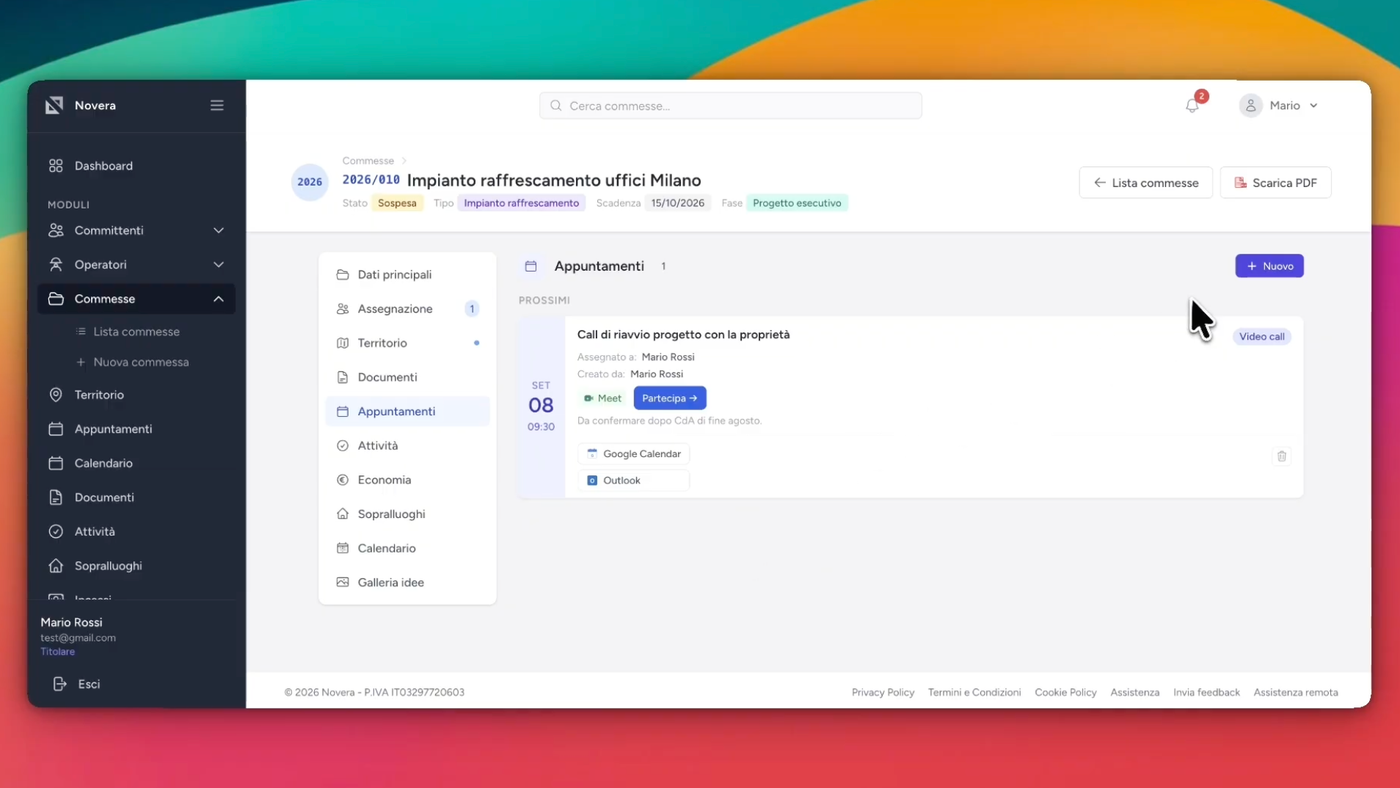 Gestire gli appuntamenti dello studio tecnico senza perdere il filo