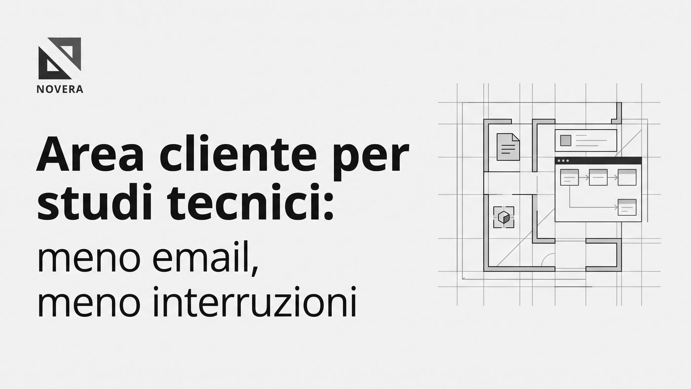 Area cliente per studi tecnici: meno email, meno interruzioni