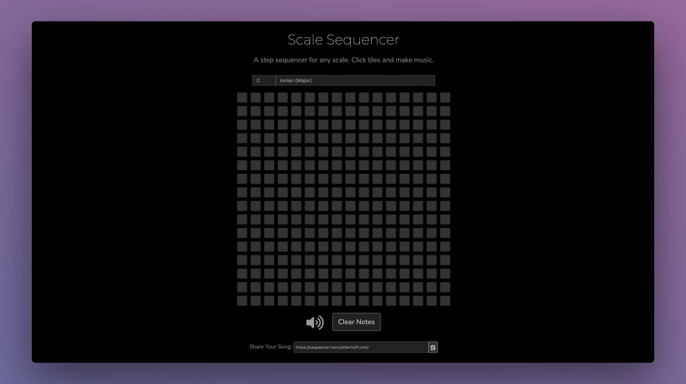 Screenshot of Scale Sequencer