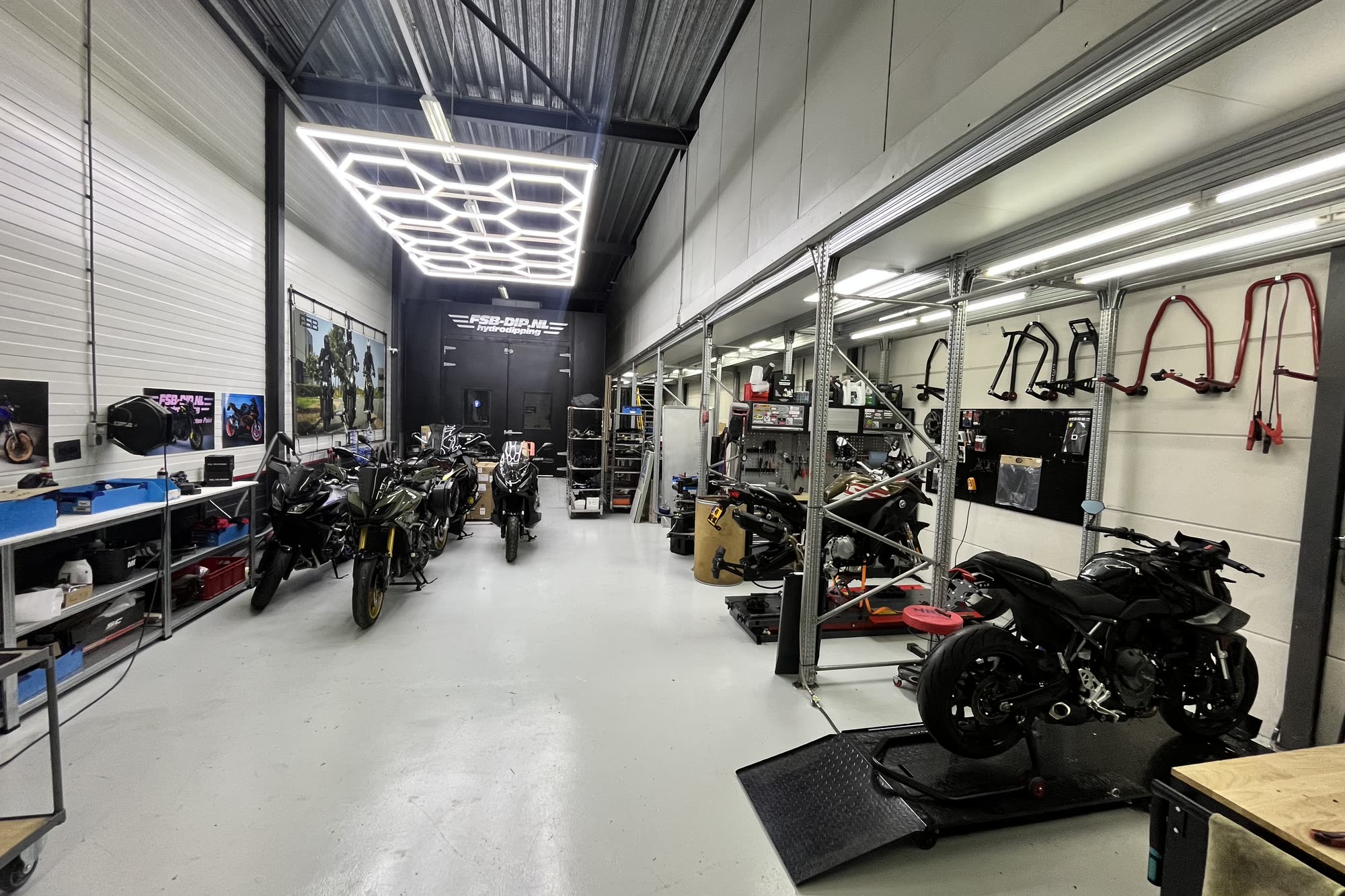 De werkplaats van FSB Custom Rides