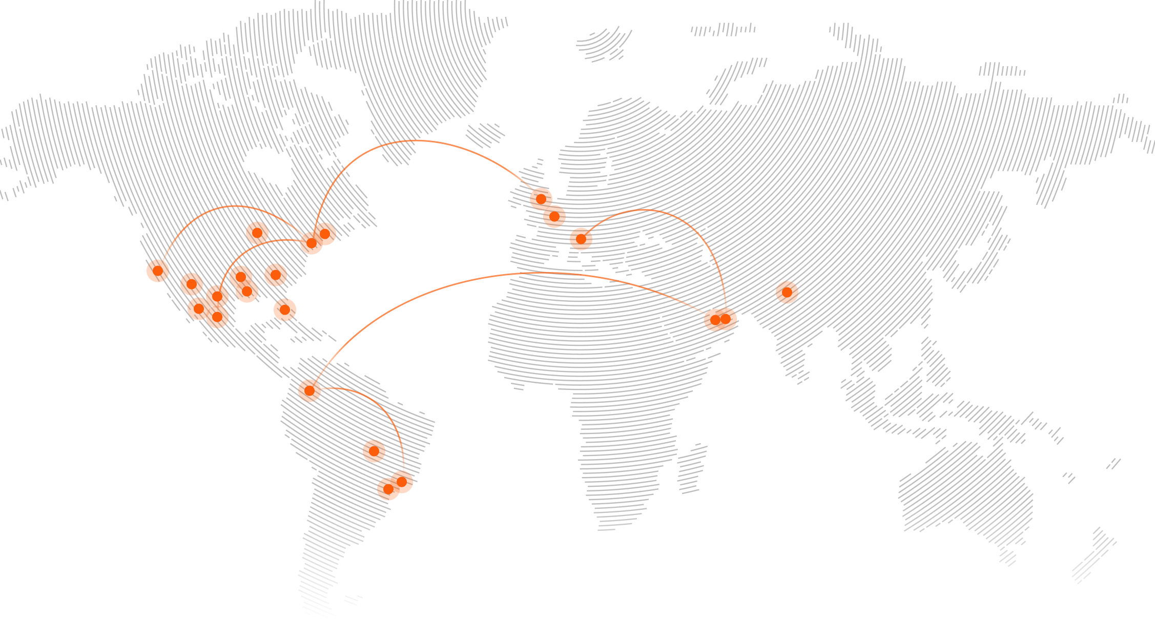 map of service areas