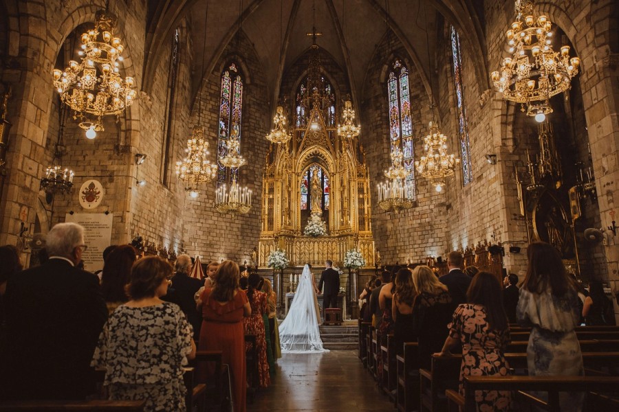 Detalle de los anillos de boda