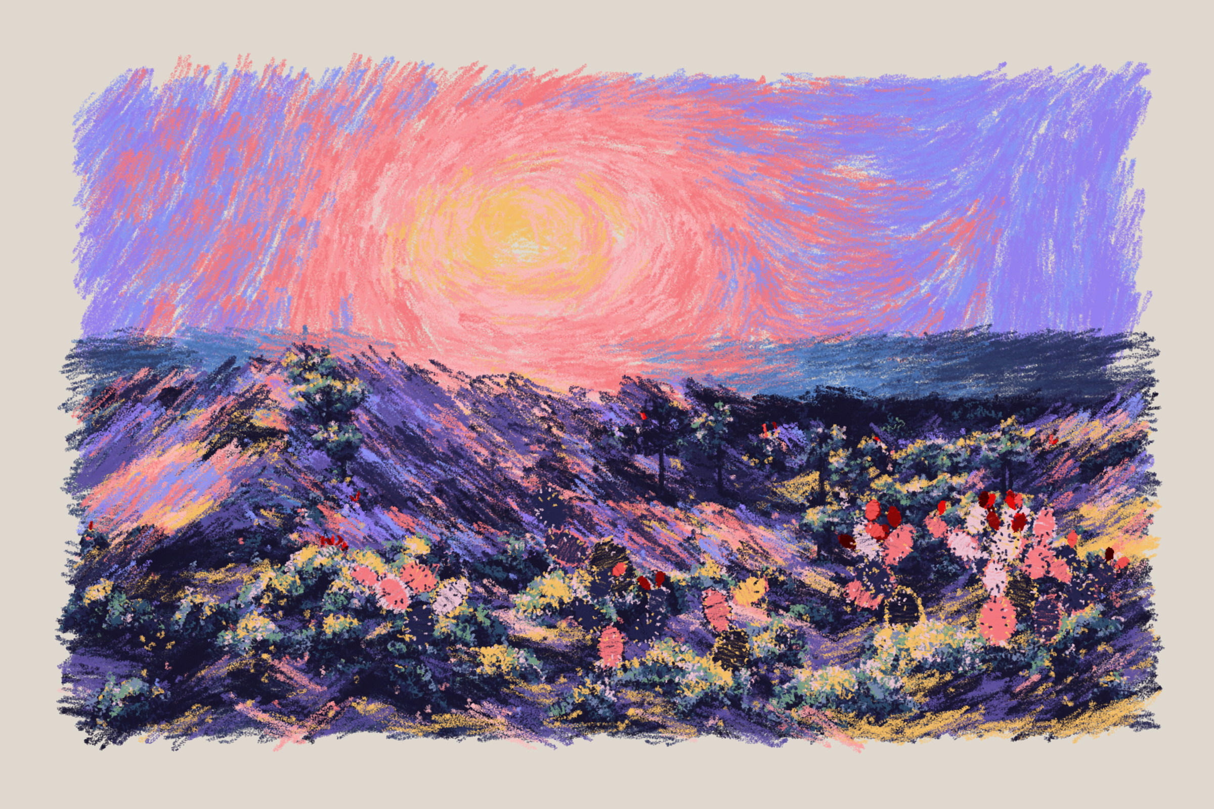 Sunset from the Bluffs