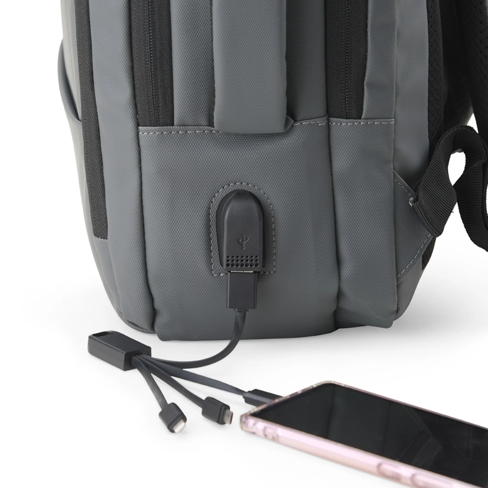 Mochila Couro Sintético USB 25L