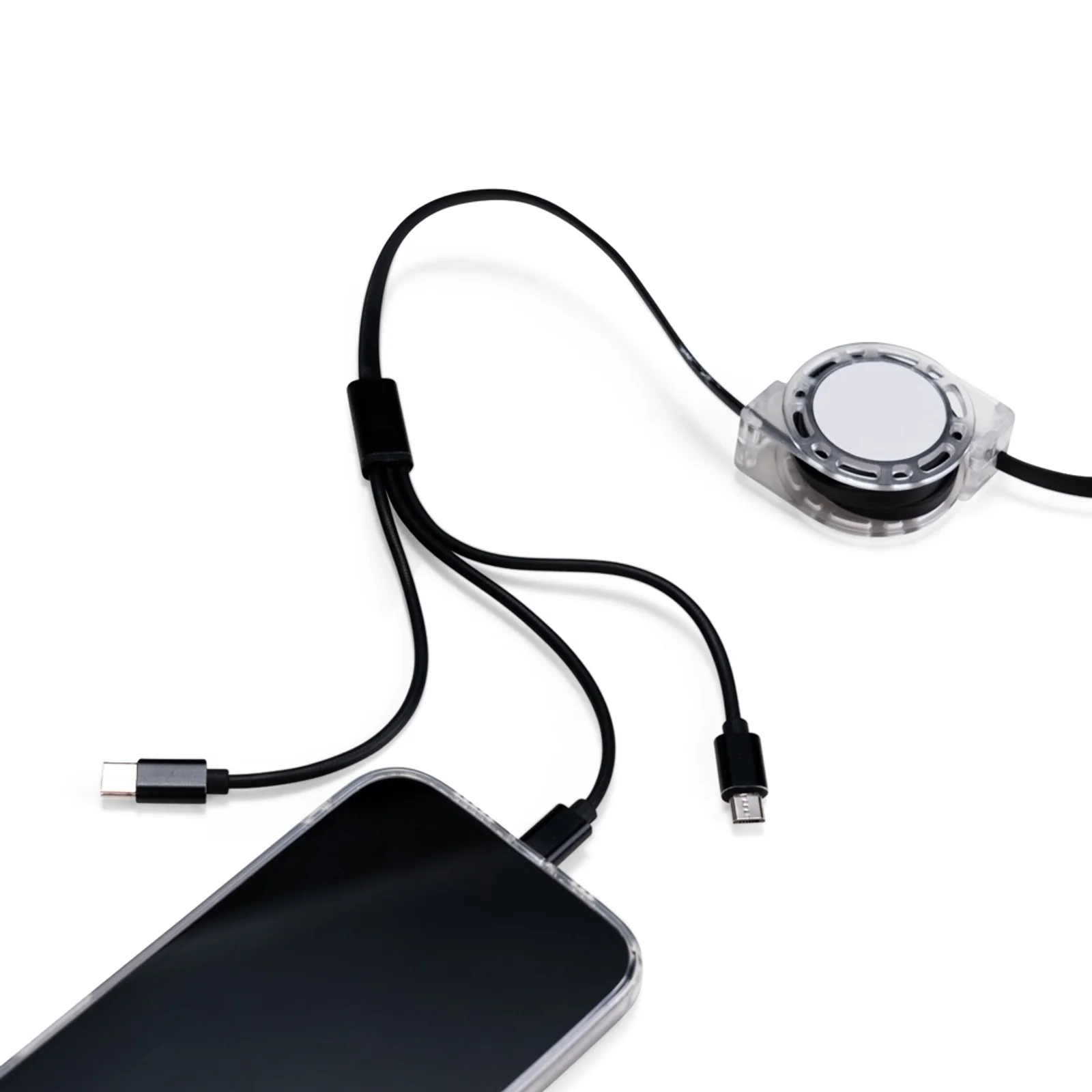 Cabo 3 em 1 com Adaptador