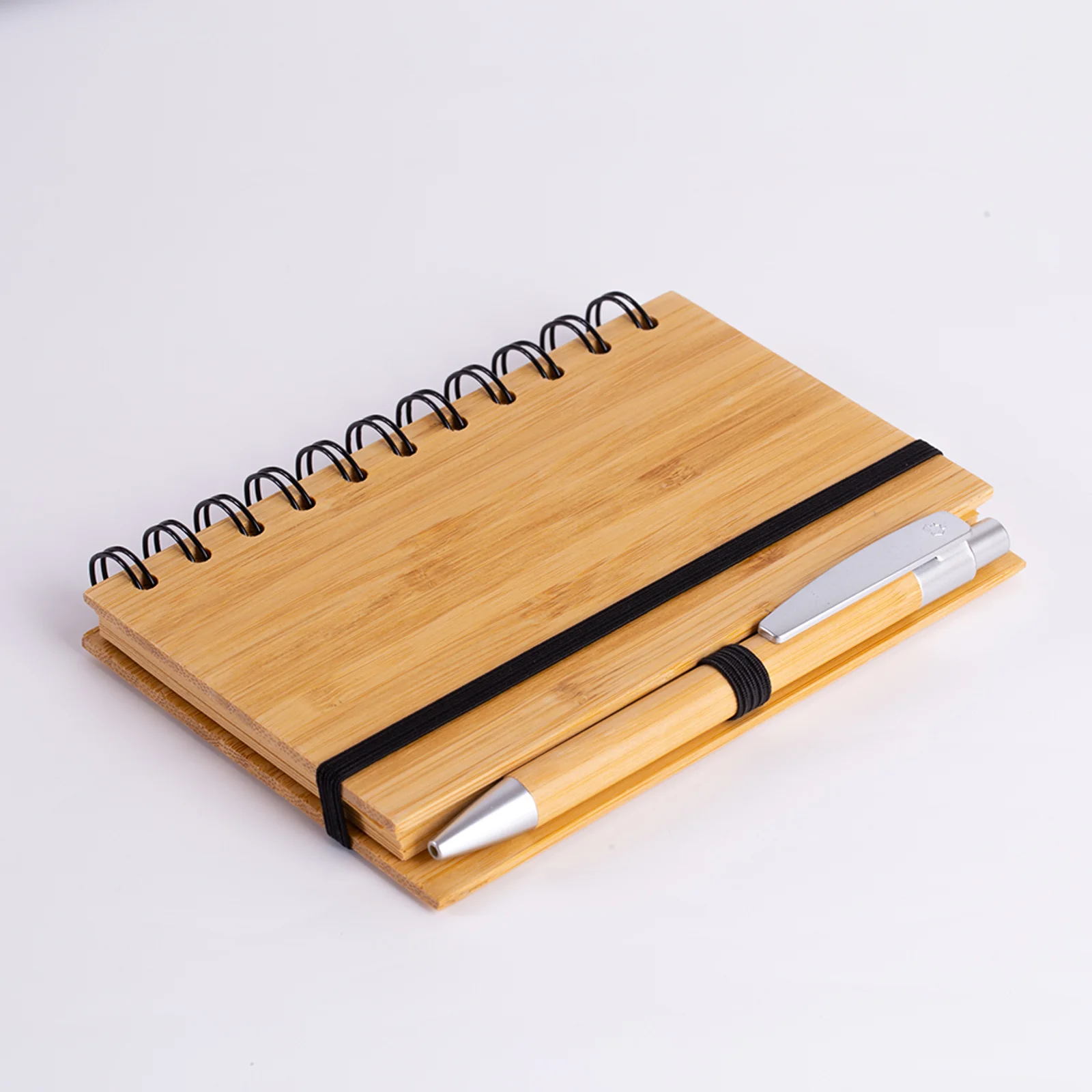 Caderno A6 em Bambu
