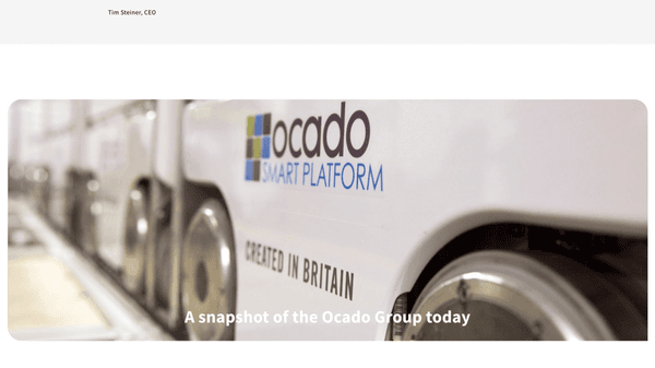 Ocado Corporate Site