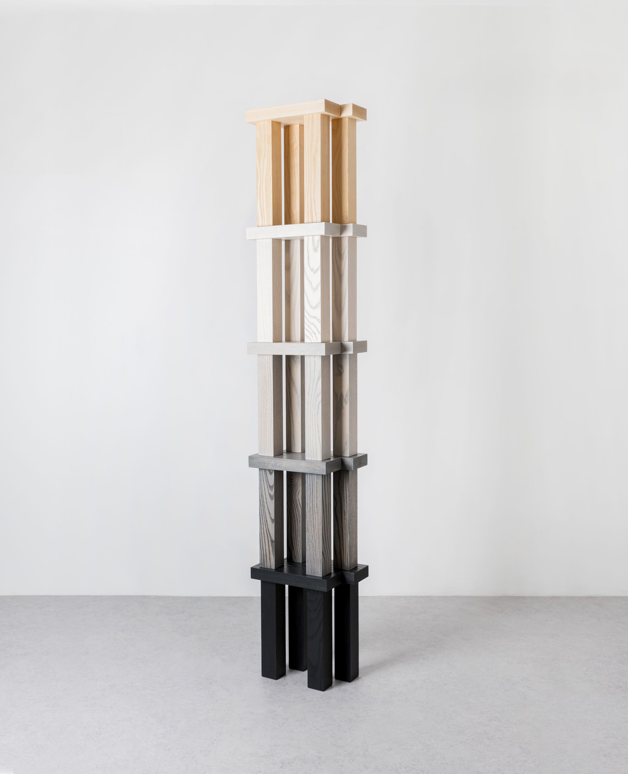 Elements Stool – New Colors: Grayscale gallery image 1