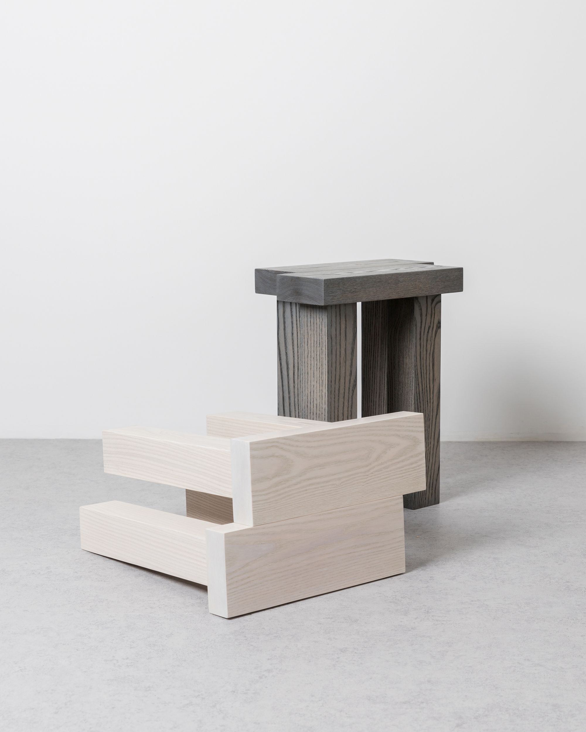 Elements Stool – New Colors: Grayscale gallery image 5