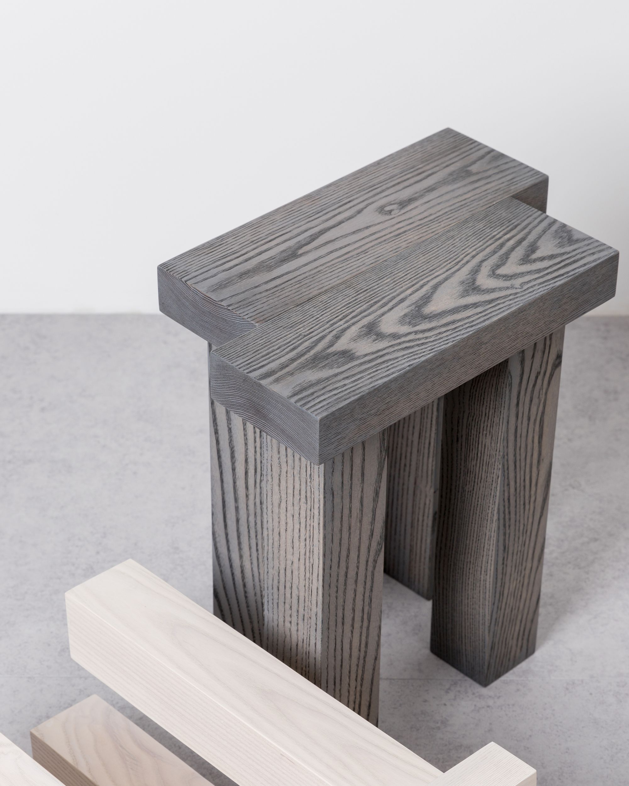 Elements Stool – New Colors: Grayscale gallery image 3