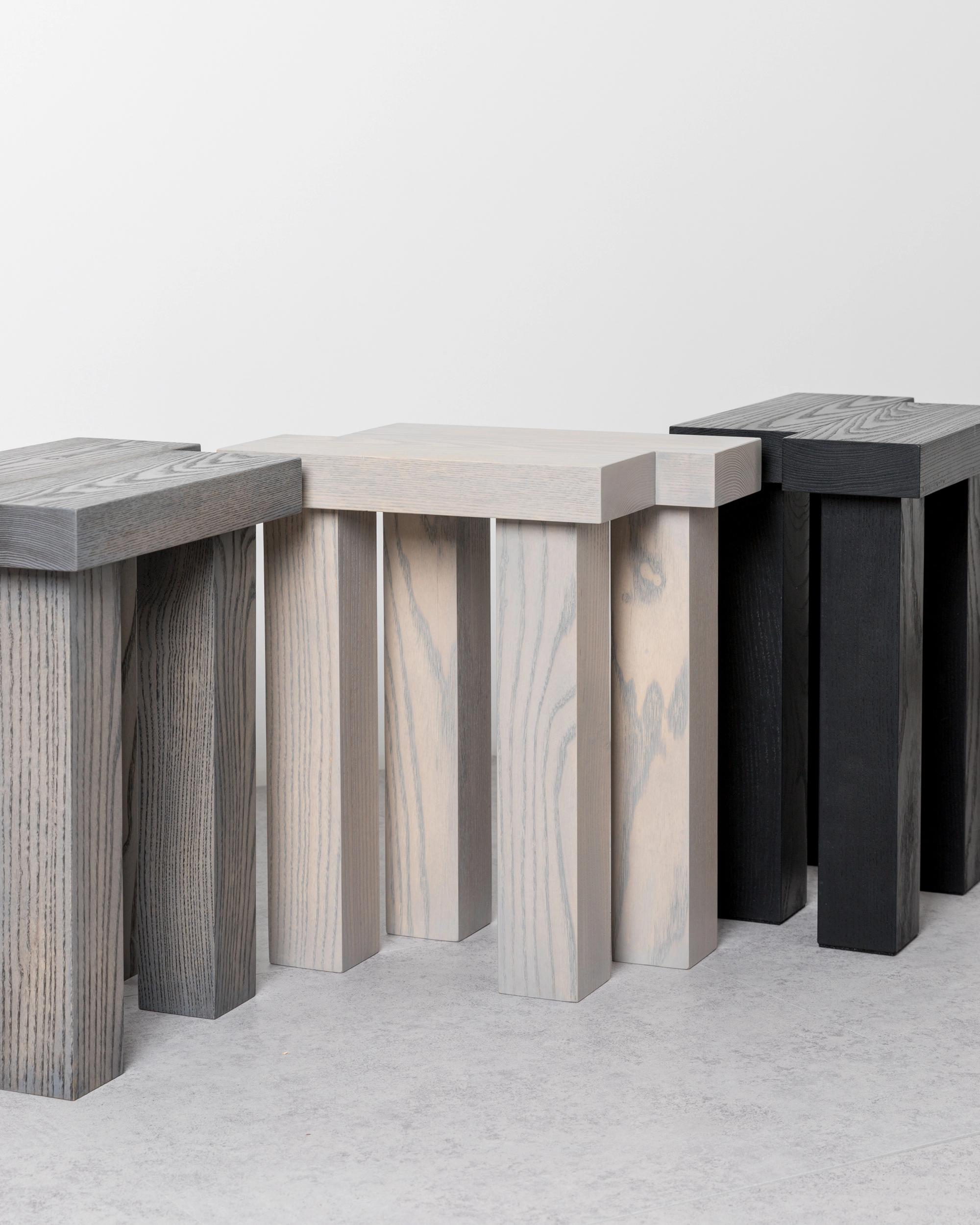 Elements Stool – New Colors: Grayscale