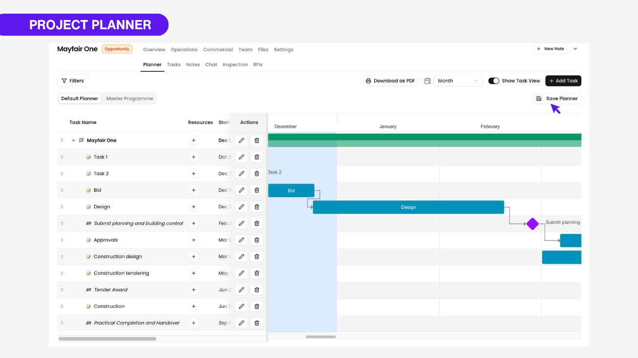 project planner