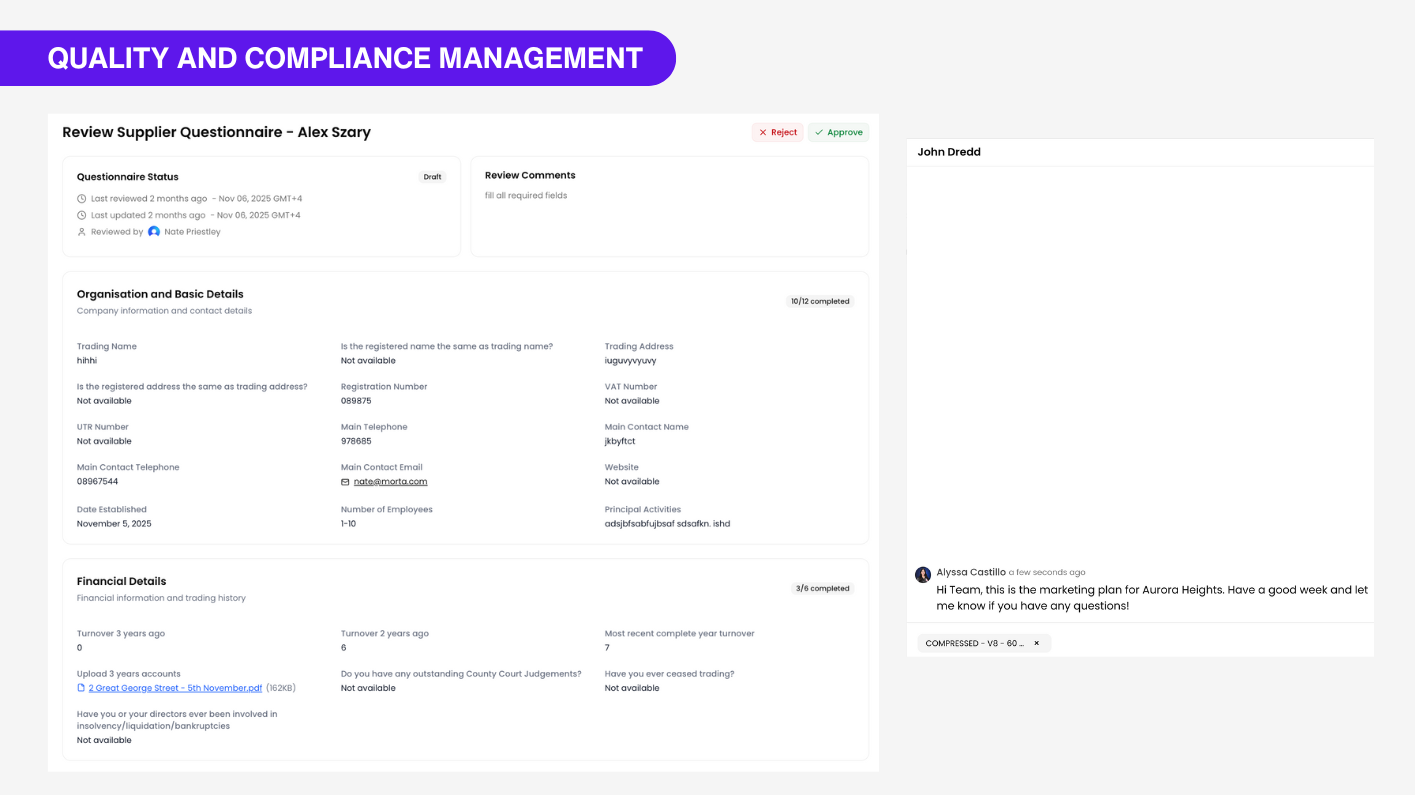 quality and compliance management