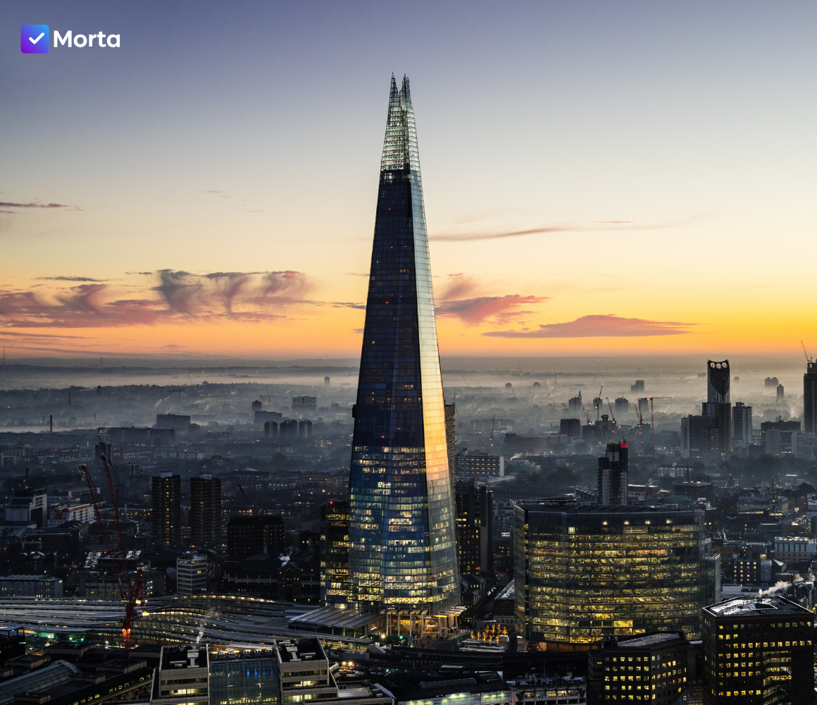 the shard, the shard london, how tall is the shard, how high is the shard, morta crm, morta, morta property development, morta software, property development software, software for property development