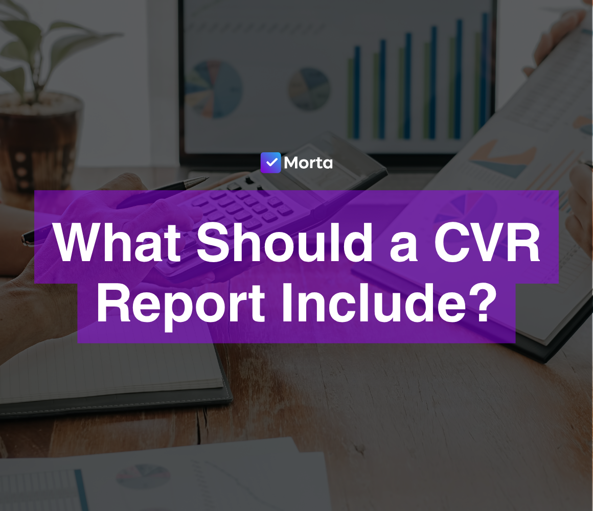 cvr report, cost value reconciliation, cost value reconciliation report, what does cvr stand for, software for property developers, property development software, morta.com, morta, morta software