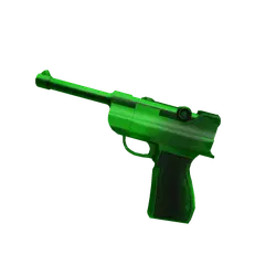 Green Luger: The Vibrant Godly Gun in Murder Mystery 2