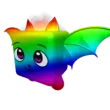 Chroma Fire Bat Pet: Flame Wings of Mystery