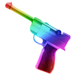 Timeless Shine: The Chroma Luger Gun in Murder Mystery 2