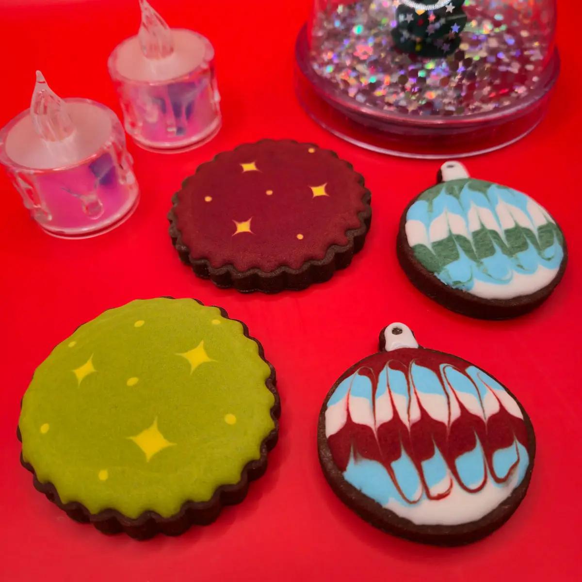 Bolachas Personalizadas - Natal - Ornamentos - Bolos de aniversário no Porto | Bento Cakes, Cake Design, Bolachas e Cupcakes | Porto | Sahri Dessert Art