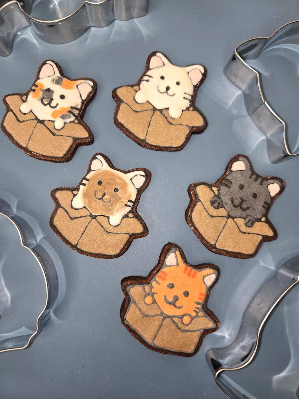 Bolachas Personalizadas - Gatos - Bolos de aniversário no Porto | Bento Cakes, Cake Design, Bolachas e Cupcakes | Porto | Sahri Dessert Art