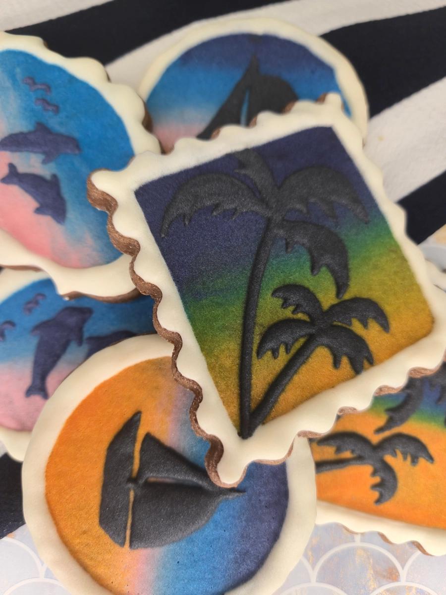 Bolachas Personalizadas - Verão - Bolos de aniversário no Porto | Bento Cakes, Cake Design, Bolachas e Cupcakes | Porto | Sahri Dessert Art