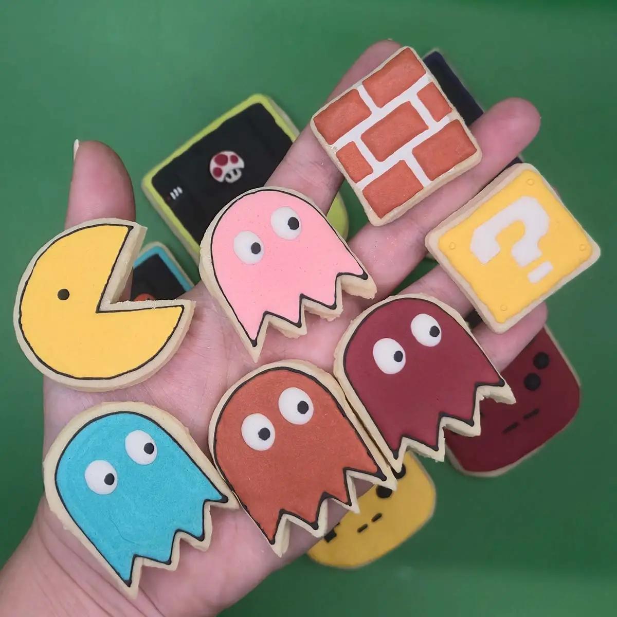 Bolachas Geek Personalizadas - Retro Gaming - Bolos de aniversário no Porto | Bento Cakes, Cake Design, Bolachas e Cupcakes | Porto | Sahri Dessert Art