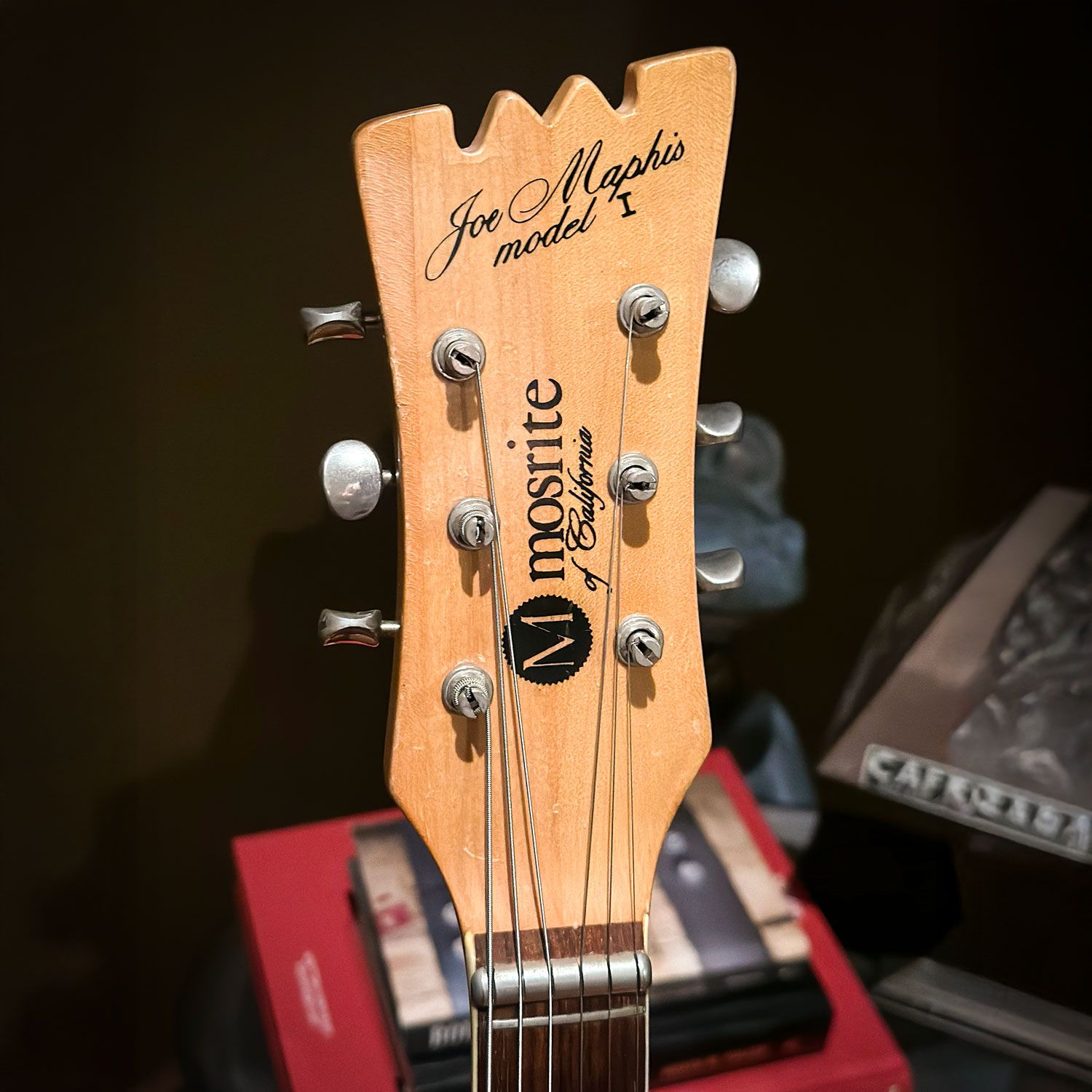 1966 Mosrite Joe Maphis Model I headstock