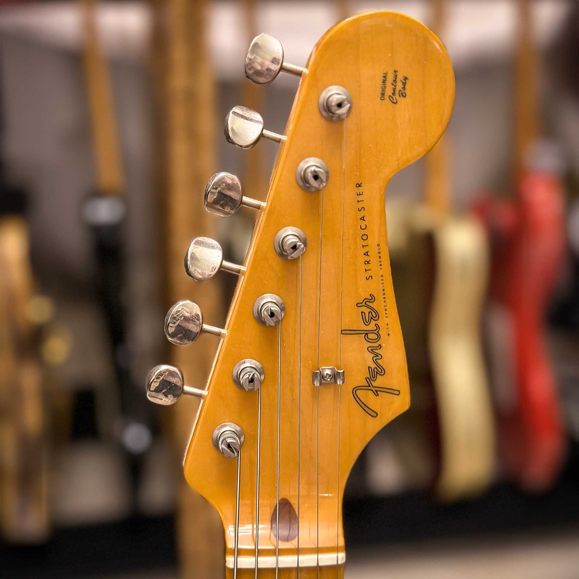 2003 Fender Japan Stratocaster, Blue Flower headstock